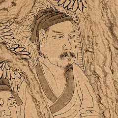 陈洪绶 雅集图卷 画心 明代白描人物画 12343x3558像素电子图-淘宝网