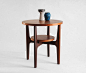 Mid Century Teak Side Table - Coffee, Wood, Modern, Retro