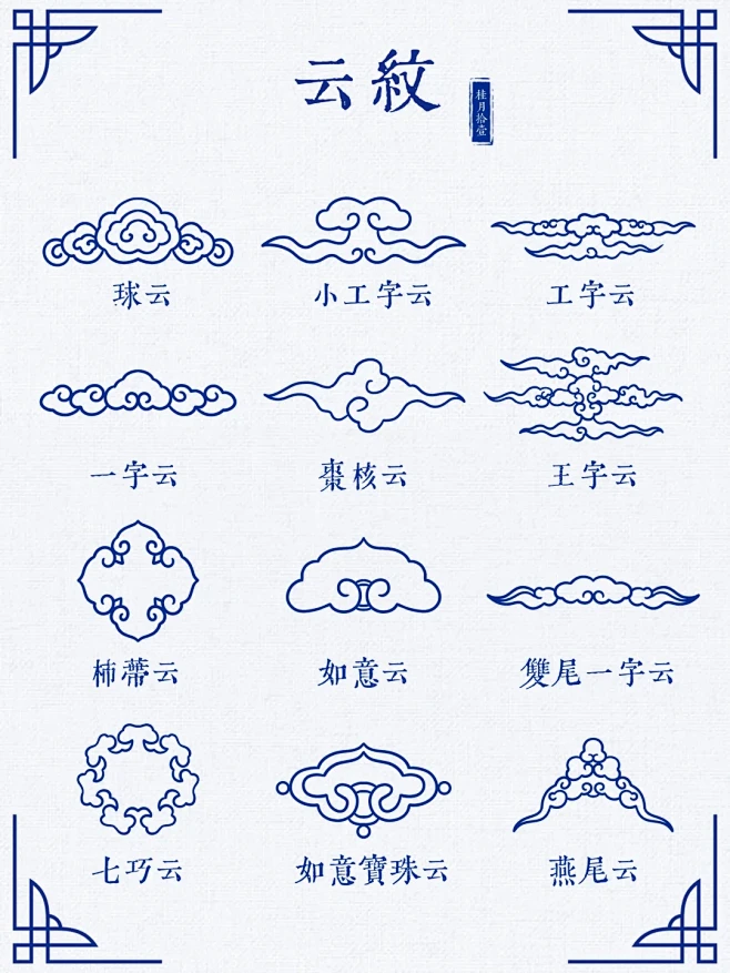 传统纹样/云纹2 - 小红书