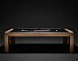 JAMES PERSE Limited Edition Pool table..teak with optional table top to convert into conference table or dining room table...gorgeous!