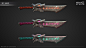 Handpainted Weapon Set for NHance, Oleaf Kovtun : Have a lotta painted weapons recently.
I did texturing only. 
https://www.artstation.com/nhance