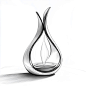 aroma sketch,, minimal and sleek form,in the style of Mauricio Sanin,industrial designconcept,ergonomic and streamlined, clean ancminimalistic, white background, black and white