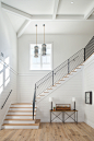 Inspiration for a country staircase remodel in Tampa