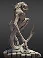 0_Shrieker Clay Renders Shrieker - Side, Ben Erdt_01