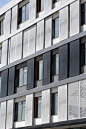 Architecture | Inspiration | Sliding Shutters in black and white by Hunter Douglas.