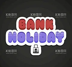 银行假日刻字  - 源文件下载【酷图网】假日,银行,刻字,交行,假期,矢量,图片,背景,海报,eps,ai,