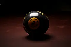 悠哉的台球比赛台球摄影图片