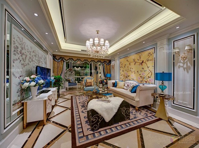 舒适与美观融合的欧式客厅