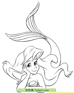 人人都爱的9张可爱的动画电影《小美人鱼》任务角色涂色图片！ | 涂色集，涂色画打印大图 : 动画片《小美人鱼》是由迪士尼制作的经典童话故事改编的动画电影。故事讲述了生活在海底王国的美丽公主小美人鱼爱丽儿，渴望能够到陆地上生活，遇到了王子埃里克并爱上了他。为了能够与心爱的王子在一起，小美人鱼求助于海底女巫，用自己的美声换取了一双人类 人人都爱的9张可爱的动画电影《小美人鱼》任务角色涂色图片！