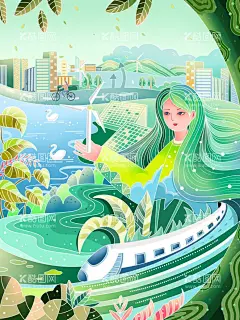 低碳环保概念插画  - 源文件下载【酷图网】人人有责,节能环保,绿色,背景,从我做起,保护环境,低碳环保生活,绿色文明出行,绿色出行,共享经济,低碳生活,低碳环保,绿色环保,环保节能海报,生态环保,低碳出行,环保低碳,低碳,节能减排,节能,海报,爱护环境,环保节能,环保,绿色生活,爱护地球,生活广告,宣传栏,宣传窗,科普知识