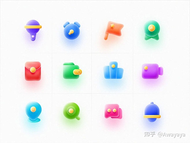 风格和个性！一组微质感图标设计灵感 - 知乎