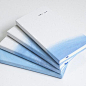 【一家文具店】新品蓝白色记事本笔记本