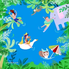 学习知识人物卡通服装植物花海插图插画PSD素材_商务插画_乐分享素材网_psd素材_平面素材_png素材_免费素材_素材共享平台