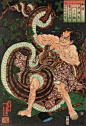 浮世绘，歌川国芳（1798～1861 O尖峰视界）