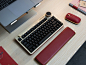 AZIO FOQO Wireless Keyboard has a design inspired by vintage range finder cameras