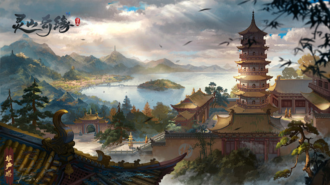 游戏背景，武侠背景，仙侠背景，国风背景，...