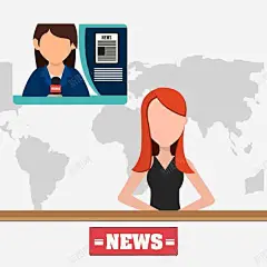 播放新闻节目高清素材 免费下载 设计图片 页面网页 平面电商 创意素材 png素材