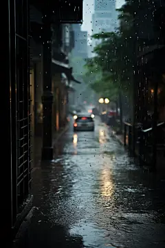 环境暴雨天气摄影图图片