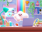 Rainbow cloud - 3D by Armin Khorsandipour on Dribbble