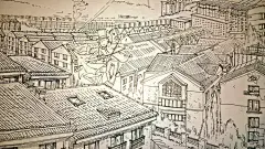 梦与爱的理想国（线稿）-学动画的兔子叔叔_闲的,蛋疼,马克笔,插画,黑白,原创_涂鸦王国插画