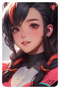 AI动漫人物头像插画素材 卡牌游戏原画角色设定 绘画临摹图-淘宝网