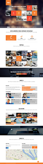 Argo - One Page Portfolio PSD Template