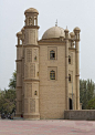 Mosque, Keriya, Xinjiang Uyghur Autonomous Region, China