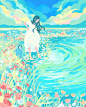 一起过夏天吧！ ins：tabisumika ​​​​
