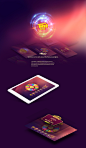 Casino Bonus Game UI : This is additional retention tool that will exist in a highly saturated field. It distinguished itself from the competition by providing more visually pleasant and exciting way of winning extra bonus points.