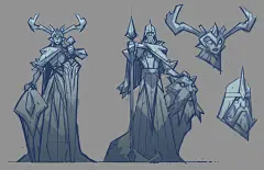 {线稿系列}角色线稿设计，动态（魔幻）