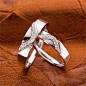 对戒18K金 钻石情侣对戒（www.520qbt.com）丘比特珠宝商城是中国钻石首饰最专业生产商！