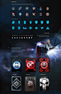 Marvel Heroes UI Design and Style Guide