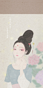 八仙花-逆光而眠_古风,工笔,八仙花_涂鸦王国插画