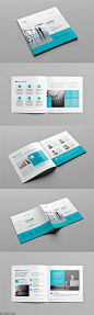 源文件-时尚高端简约的企业简介形象手册画册楼书杂志设计模板（indd）