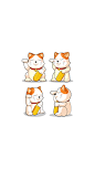 招财招财~ LINE 换不完的手机壁纸..