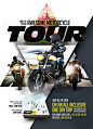 其中包括图片：Awesome Motorcycle Tour - by Hamilton Lopez