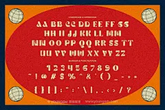 Blue Pastel潮流复古酸性逆反差潮牌logo海报标题装饰英文字体包下载_颜格视觉