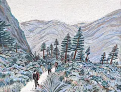 #插画# 图书《日常蓝调》内页插画，安静而美好~丨插画师徐至宏作品 ​​​​