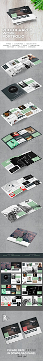 Photography Work Portfolio Brochure Template InDesign INDD