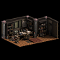 Old man's Study, zachary soares : Here's the initial scene i made for a game called Anamorphos (currently a game in development). A puzzle adventure game that'll utilize some crazy puzzle to tell a story of a curious old man.