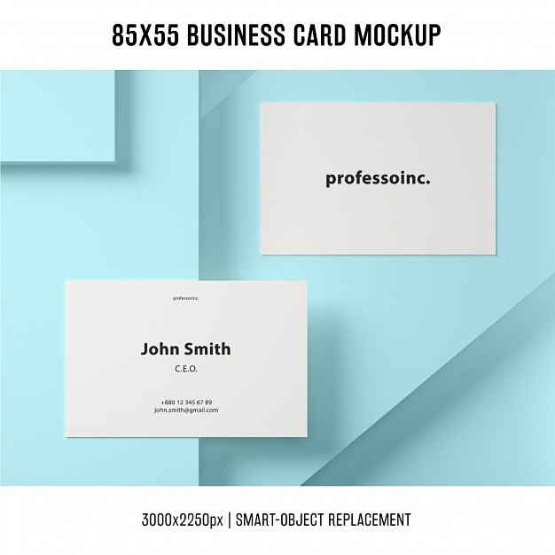Business card mockup...
