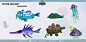 Concepts of Indie game “The islet and leviathan"