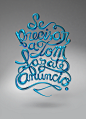 TYPOGRAPHY | AD : Design typography | Alisson PrazeresArt Director | Diego Franco