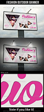 Fashion Outdoor Banner 26 - Signage Print Templates