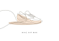 Memorable Sneakers: One Line Illustrations by Differantly | Inspiration Grid | Design Inspiration