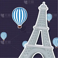 传统,法国,贺卡,埃菲尔铁塔,国内著名景点,华丽的,名声,浪漫,模板