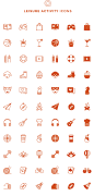 Free Line & Filled Leisure Activity Icons