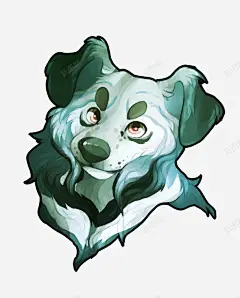 水彩宠物小狗矢量图 设计图片 免费下载 页面网页 平面电商 创意素材
