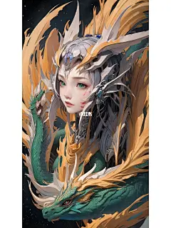 龙族女孩|| 女生头像 ||福利壁纸