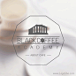 黑咖啡学院品牌Logo设计（